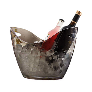 Bia chai lưu trữ bồn tắm hoàn hảo cho rượu sâm banh rõ ràng nhựa 4L 8L 12L bia Ice Bucket với biểu tượng tùy chỉnh OEM - Product Image 6