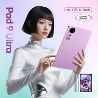 Tablet Pad 9 Ultra 11 Inch Wave Pro MTK Octa Core 16GB+1TB 108MP 8000mAh 5G Dual SIM+TF 3G 4G WiFi FM GPS 2K Android 15