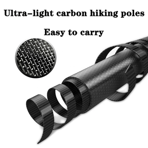 Bastón de Caminata <span class=keywords><strong>Oldman</strong></span> con Mango en T, Bastones Elegantes de Madera y Corcho con Puntas de Goma de Fibra de Carbono para Actividades al Aire Libre - para Senderismo - Product Image 6