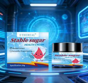 Crème de Santé Stable au Sucre, Extrait Herbal, Formulation Scientifique, 20g, Usage Externe pour le Soin du <span class=keywords><strong>Glucose</strong></span> Sanguin Corporel - Product Image 2
