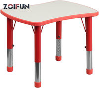 Fournisseurs de meubles pour maternelles ZOIFUN, table d'étude pour enfants réglable en hauteur sur 8 niveaux