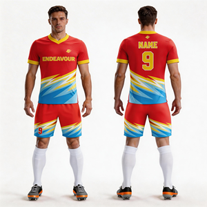 เสื้อฟุตบอลแฟชั่นสไตล์สั่งทำ ราคาสมเหตุสมผล ขายส่ง เสื้อฟุตบอลแห้งเร็วสำหรับสโมสร - Product Image 6