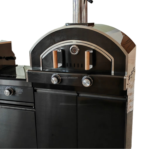 مجموعة شواية شواء محمولة سوداء فاخرة قائمة بذاتها من الفولاذ المقاوم للصدأ 2 شعلة - Product Image 1