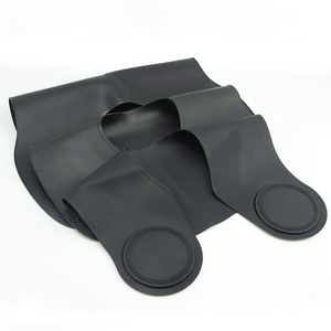Estilista de peluquería, cuello de corte, protector de envoltura de cuello de silicona para corte de pelo, tinte para el cabello, diseño de cinta mágica, capa de corte de pelo de silicona - Product Image 4