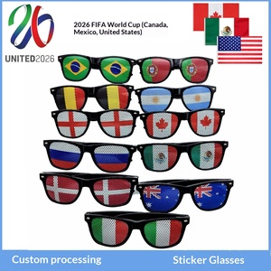 2026 World Cup National Flag Sunglasses Soccer Fans Glasses for USA <strong>Canada</strong> Mexico Match Football Party Favors Cheering Souvenirs - Product Image 1