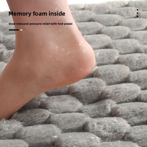 Tapis de bain Pebble, tapis de bain en microfibre doux et absorbant, style pavés, <span class=keywords><strong>pour</strong></span> hôtel et usage domestique - Product Image 2