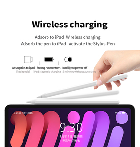 ปากกาสไตลัสโลหะคุณภาพสูงสำหรับ iPad A16 รุ่นที่ 12 และ Pro/Air รองรับการชาร์จแบบไร้สาย ป้องกันการสัมผัสโดยฝ่ามือ และรองรับการเอียง - Product Image 2