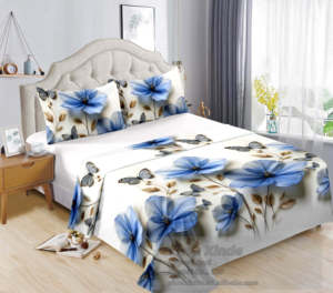 Parure de lit 3 pièces en coton imprimé, <span class=keywords><strong>drap</strong></span> de lit en coton, taille king, prix de gros - Product Image 4
