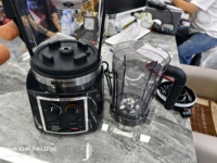 Blender Berkualitas Tinggi Hoffmans HM 2088 4800W 2L Wadah PC Anti Pecah Motor Tembaga Murni Peredam Suara Pengolah Makanan Komersial