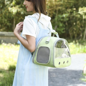 Foldable <b>Cat</b> Dog Bird Rabbit Carrier Bag With Thick Cotton Cushion Pet Aviation <b>Backpack</b> Anti-suffocation Portable Travel Bag - Product Image 3