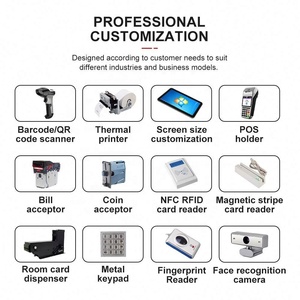 Restaurant & Supermarket Wall-Mount Self-Service Cash System Thermal <b>Printer</b> QR Code <b>Scanner</b> Touch Screen Ordering Kiosk - Product Image 3