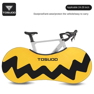 TOSUOD <span class=keywords><strong>Housse</strong></span> de <span class=keywords><strong>roue</strong></span> en polyester à haute élasticité <span class=keywords><strong>Housse</strong></span> de protection contre la poussière <span class=keywords><strong>pour</strong></span> vélo de <span class=keywords><strong>route</strong></span> Protection des roues de VTT - Product Image 6