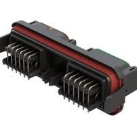 Amphenol ATM13-12PC-12PD-BM03 Original, Conector de 24 Vías y 90 Grados °   Conector de Montaje en PCB de Ángulo Recto, Clave C y D, IP6K9K # 20 Contactos