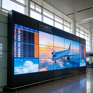 LCD Videowall Indoor Reclame Scherm Monitor 49 Inch 3,5MM Bezel 3x3 Splicing Scherm Digitale Poster Animatie met Paneel - Product Image 5