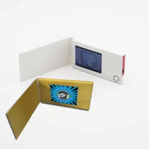 视频贺卡液晶2.4英寸tft视频显示视频贺卡邀请函宣传册商务贺卡