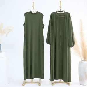 Abito Musulmano Modesto Nisa Islam Plus Size con Tasche, Design Aperto Elegante e Versatile dalla Turchia e Dubai - Product Image 6