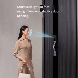 Cámara de Visión de Reconocimiento Facial 3D, Cerradura Máxima con Huella Dactilar Electrónica Inteligente PARA EL Hogar, Aplicación NFC - Product Image 5