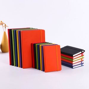 Carnet personnalisé avec impression couleur, fabricants de carnets rigides, bloc-notes en cuir avec bande élastique, en stock, pour journal intime, couverture rigide - Product Image 2