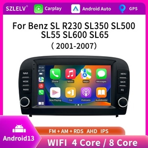 วิทยุติดรถยนต์ R230 SL350 SL500 SL55 SL600 SL65 รองรับระบบนำทาง คลื่นวิทยุ AM รองรับ CarPlay เชื่อมต่อผ่าน USB วิทยุที่รองรับ Carplay รุ่น R2 - Product Image 2