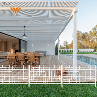Panneaux 3d en treillis métallique Clôtures et portails de conception de gril de mur de limite pour des maisons Panneaux d'outdooraluminum clôturant le matériel extérieur