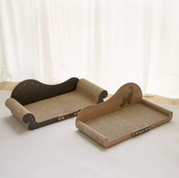 Vente chaude Canapé pour chat en carton ondulé résistant aux griffes Planche à gratter pour chat Meubles pour animaux de compagnie