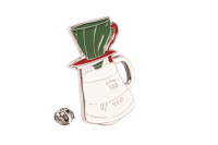 Moka Pot Épinglette en émail Conception de cafetière classique Personnalisable Épinglettes modernes et élégantes Épingle d'accessoire de café créative