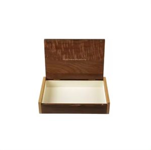 Boîte à monnaie et à thé rectangulaire en MDF de luxe, faite à la main et personnalisée, pour collectionneur, cadeau d'affaires et artisanat commémoratif - Product Image 1