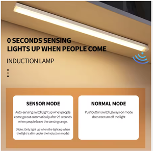 مصباح ليلي لاسلكي بمستشعر حركة LED مصنوع من البلاستيك ABS للاستخدام في الفنادق وغرف النوم مع بطارية مدمجة للسلالم والخزائن والممرات - Product Image 2