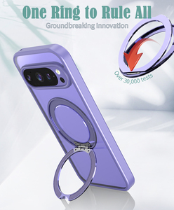 Funda magnética TPU + PC + Metal para Google Pixel 10/9A/9 Pro XL-Impermeable a prueba de golpes Carga inalámbrica y diseño de soporte - Product Image 6