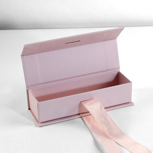 Caja de Embalaje de Lujo para Tarros de Miel, de Cartón, Color Rosa, Elegante, Magnética - Product Image 1