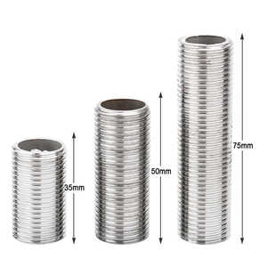 Giả mạo mạ kẽm nam MNPT 2 inch <span class=keywords><strong>4</strong></span> inch bspp bspt <span class=keywords><strong>NPT</strong></span> đầy đủ chủ đề gần núm vú - Product Image 3