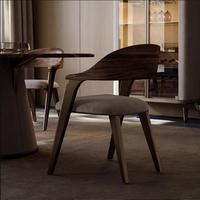 Chaises et tabourets de salle à manger en cuir de luxe léger et moderne, nouveau design français, meubles de salle à manger durables et écologiques