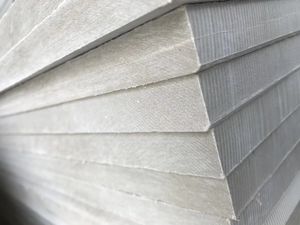 섬유 시멘트 1220x2440mm 비 석면 시트 벽 클래딩 패널 CE 승인 화재 방수 보드 재료 미국 - Product Image 2