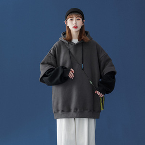 Sudadera con Capucha Personalizada de Talla Grande para Mujer, Sudadera de Forro Polar - Product Image 2