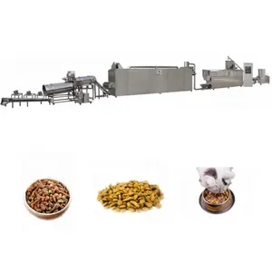 Fish feed production line used extruder floating fish feed extruder making machine feed granule making machine for fish