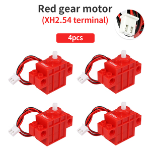 4 개 2KG DC 모터 360 ° 연속 회전 이중 출력 샤프트 DC 모터 옵션 XH2.54 터미널 서보 모터 - Product Image 2