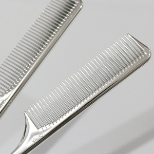 Sisir rambut tikus plastik Logo kustom sisir tata rambut pemisah antistatis perak untuk penata rambut - Product Image 4