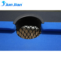 Table de billard pliable avec pieds en métal Jun Jian, tapis bleu, jeu complet de queues et de billes pour salle de jeux à domicile