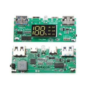OEM Pcba assembly and manufacturing of circuit board Usba+Usbc Qc3.0 mobile charging bank PCB module board