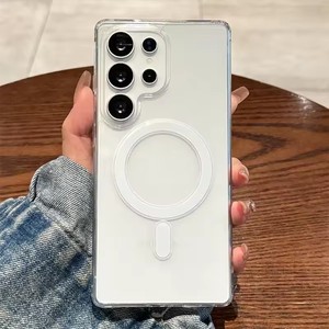 Custodia Magnetica Trasparente Originale per <span class=keywords><strong>Samsung</strong></span> Galaxy S26 S25 S24 S23 S22 S21 Plus Ultra FE Edge - <span class=keywords><strong>Cover</strong></span> Trasparente - Product Image 5