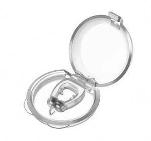 อุปกรณ์กันกรนแม่เหล็กแบบซิลิโคน ที่หนีบจมูกกันกรน ช่วยการนอนหลับ ป้องกันภาวะหยุดหายใจขณะหลับ พร้อมกล่องเก็บ - Product Image 3