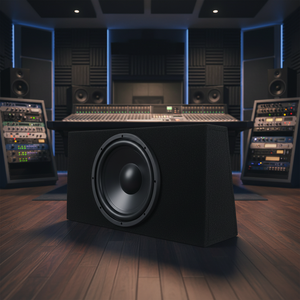 Caisse <span class=keywords><strong>de</strong></span> subwoofer passive pour voiture JLD <span class=keywords><strong>de</strong></span> 12 pouces, 15 mm, en MDF, 250 W, cône en PP, enceinte en bois, tapis noir, ventilation - Product Image 3