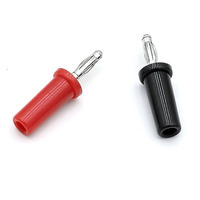 Connecteur audio en cuivre pur 4 mm, type banane, à courant élevé, fiche de test, type lanterne