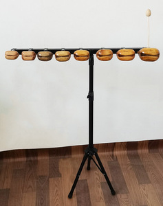 Ensembles de poissonnets en bois en gros avec support et maillet pour jeu musical, instrument de percussion pour l'éveil musical - Product Image 2