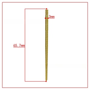 Pièces de moto - Carburateur PWK33-42 - Aiguille à carburant universelle en cuivre - DGL JJH - Réglage du contrôle du carburant - Product Image 3