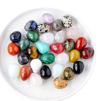 Pierre d'agate en cristal naturel de 20mm Mini petits minéraux en forme d'oeuf Dig It Out Oeufs de Pâques Autre produit artisanal en cristal
