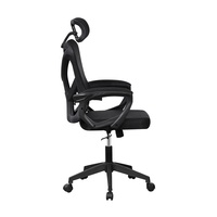 Silla Ejecutiva de Respaldo Alto, Silla de Oficina Ergonómica de Malla Transpirable con Asiento Ajustable, Silla de Oficina de Malla para Proyectos de Oficina