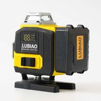 Niveau laser rotatif DIY pour la construction, auto-nivelant, multifonctionnel, électrique, vert, niveau laser étanche