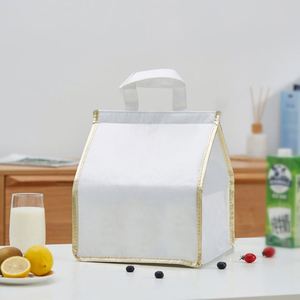 Bolsa Térmica para Alimentos con Logotipo Personalizado, Aislamiento de Papel de Aluminio Dorado, para Entrega de Comida, Gran Capacidad, Frío/Calor - Product Image 4