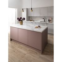 Meubles de cuisine modernes en MDF avec placage bois de haute qualité